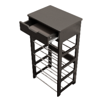 Тумба высокая Грейс 42х30,5х80